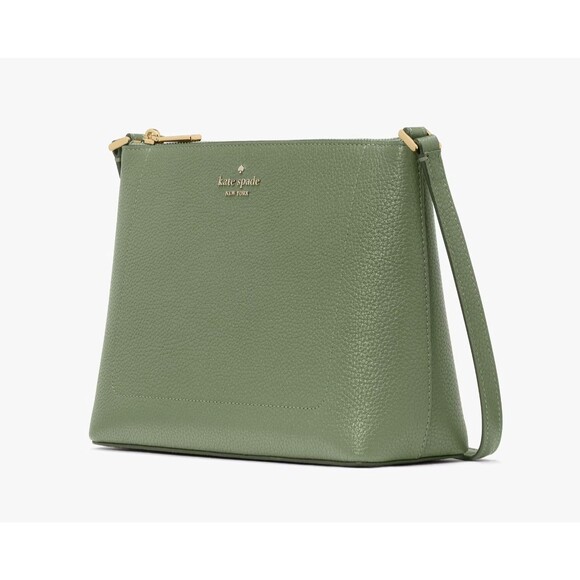 New Kate Spade Leila Crossbody Pebble Leather Romaine - Picture 2 of 5